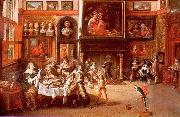 Gastmahl im Hause des Burgermeisters Rockox Frans Francken II